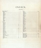 Index, Winnebago County 1889
